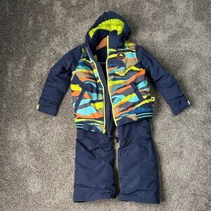 Burton colorful ski jacket and pants set